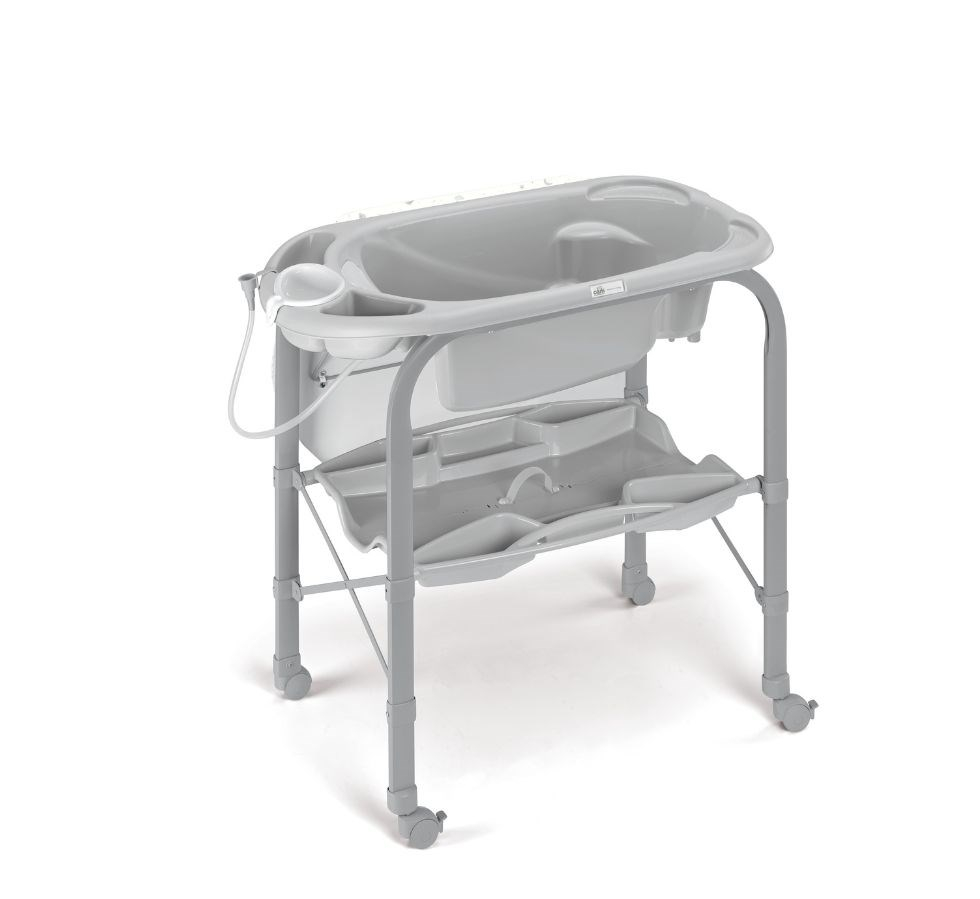 Masă de baie pliabilă cu saltea de înfășat și cădiță anatomică – Cambio Deluxe (0–11 kg) [2]