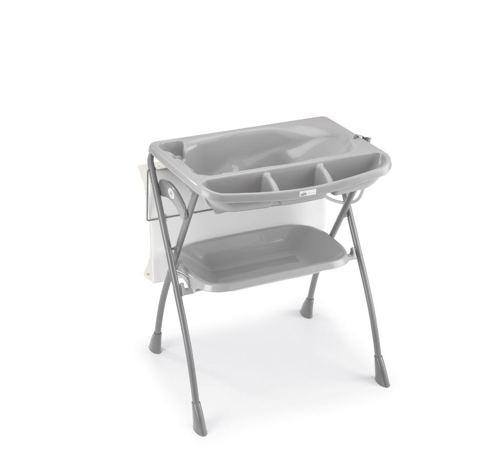 Masă de baie pliabilă cu saltea de înfășat și cădiță anatomică – Volare (0–11 kg) [2]