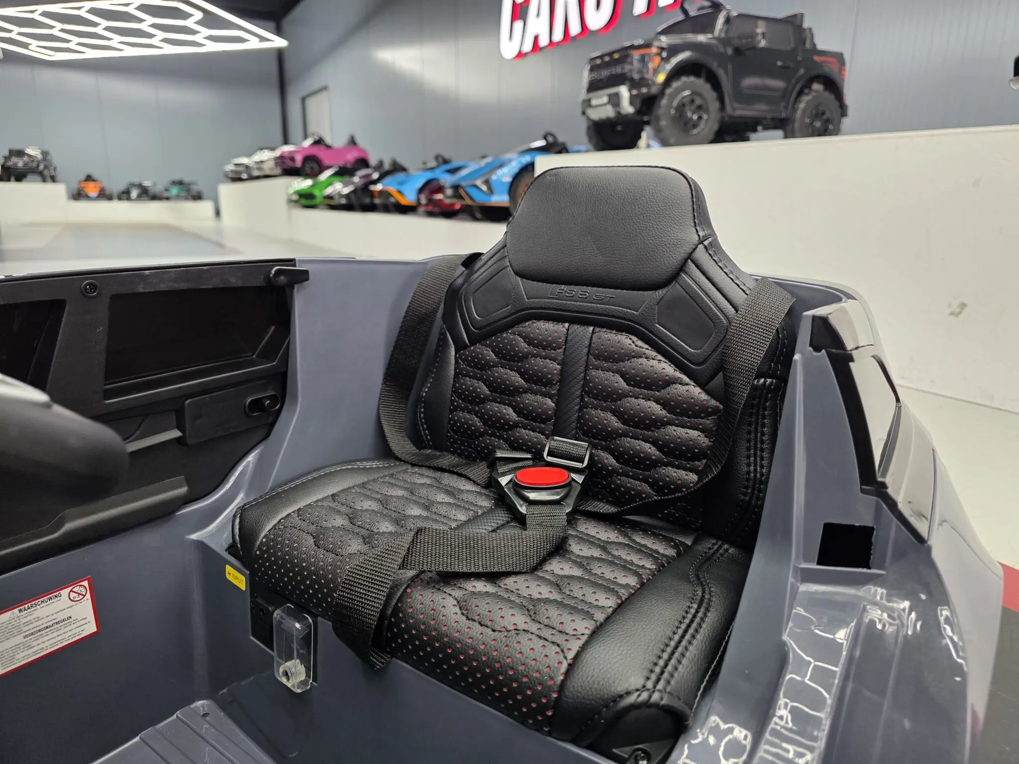 Mașinuță electrică pentru copii Audi RS6 Avant GT 12V Gri 112x61x47cm – licență oficială Audi, telecomandă parentală și soft start [11]