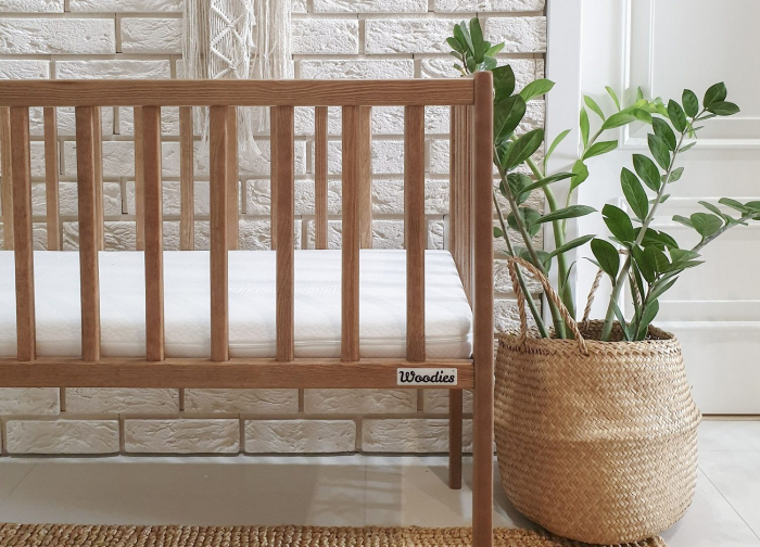 Patut mic, co-sleeping din lemn, Classic Vintage 90 x 40 cm [17]