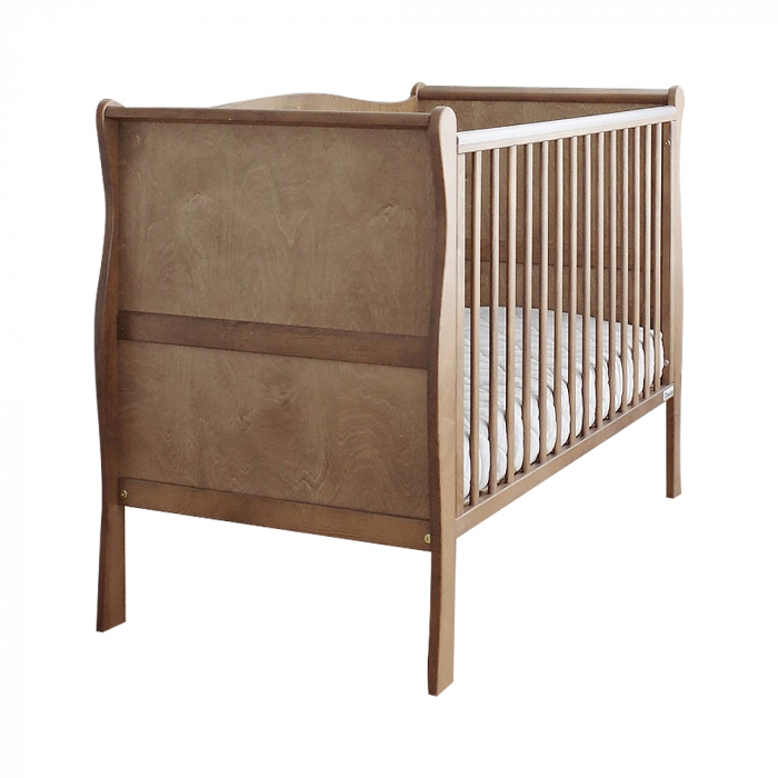 Patut din lemn pentru bebe, inaltime saltea reglabila, Noble Vintage 120x60 cm [29]
