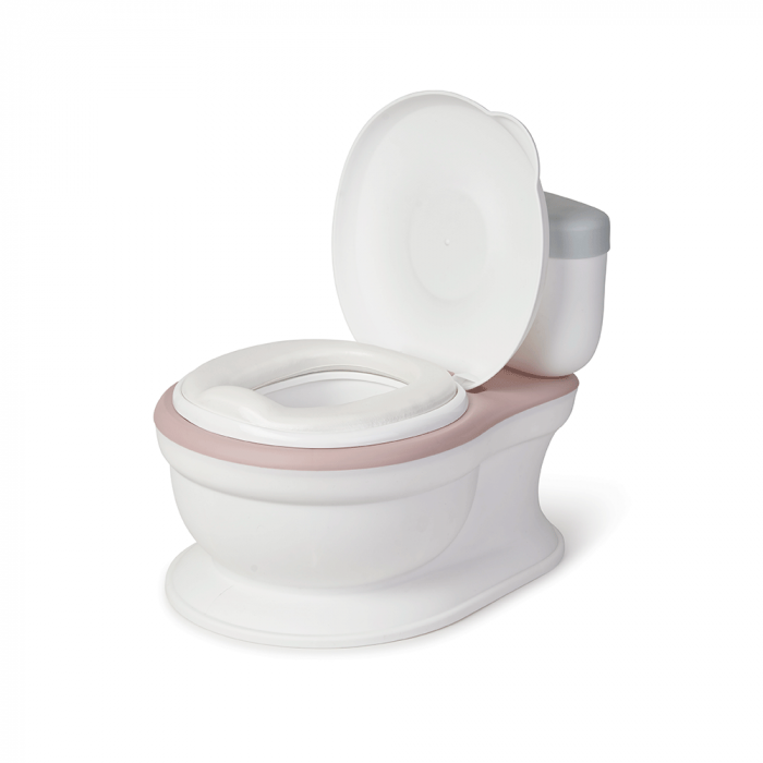 Olita de tip WC, muzicala, alb si rose [2]