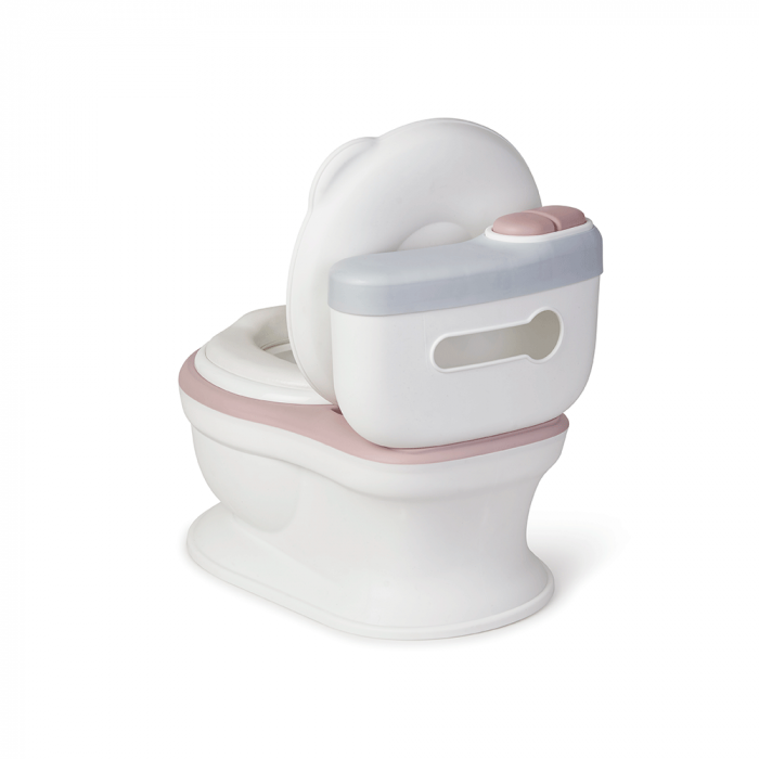 Olita de tip WC, muzicala, alb si rose [5]
