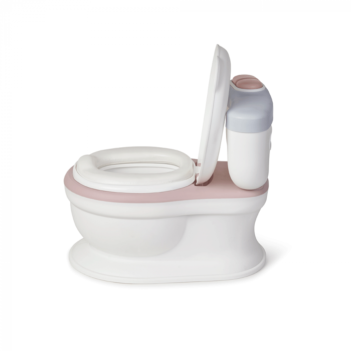 Olita de tip WC, muzicala, alb si rose [6]
