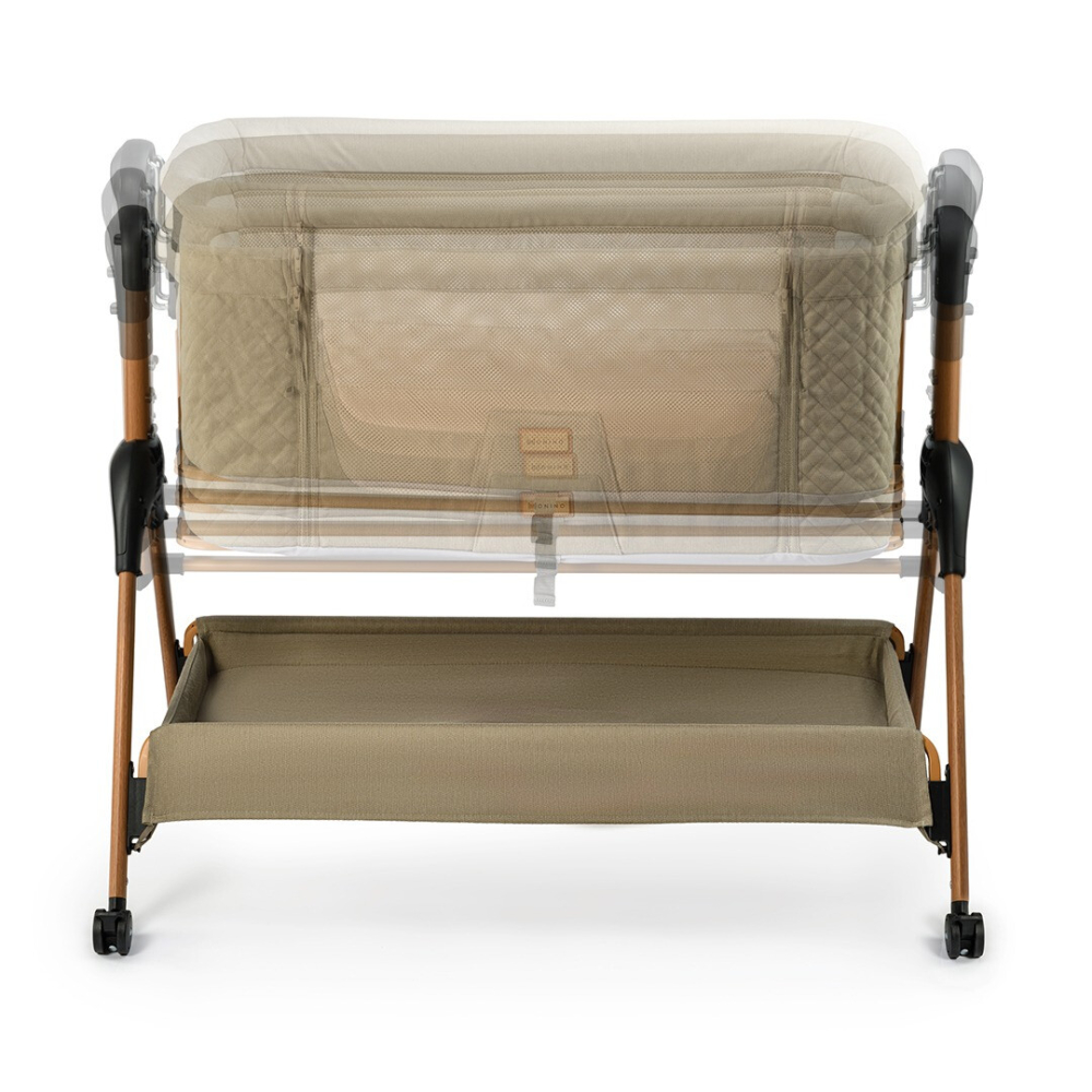 ONINO - Patut co-sleeper NEST.me, Misty Taupe [4]