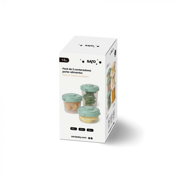 Pachet 3 caserole cu capac pentru păstrarea alimentelor, crem [9]