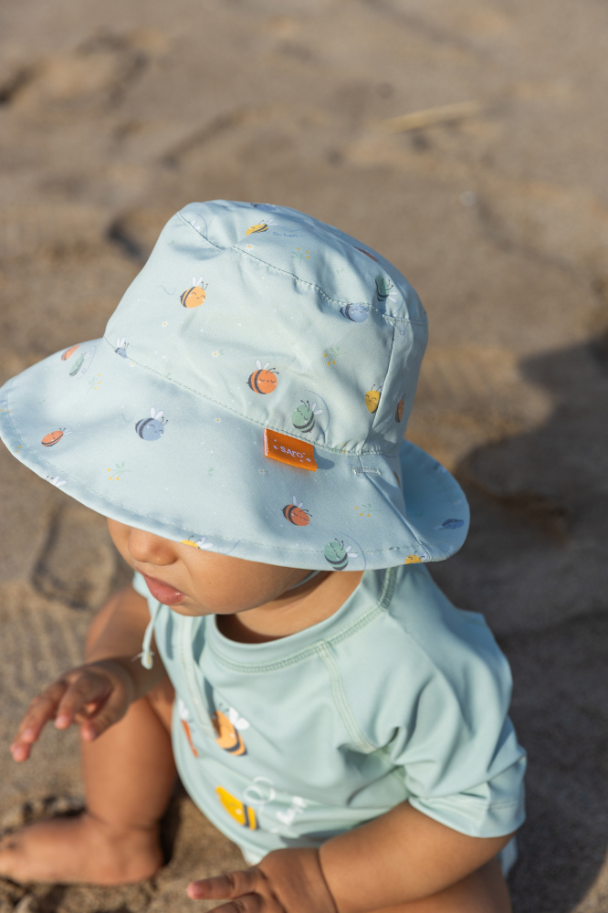 Pălărie de soare reversibilă, protecție UV UPF 50+, 18-36 luni, Bee Happy [4]