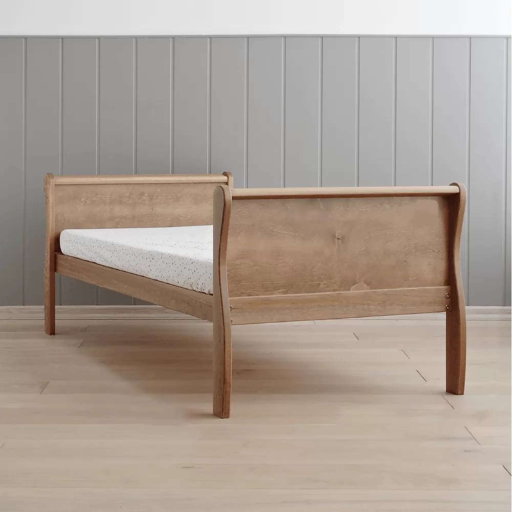 Pat din lemn masiv pentru Junior si Adult Noble Vintage 200 × 90 cm [1]