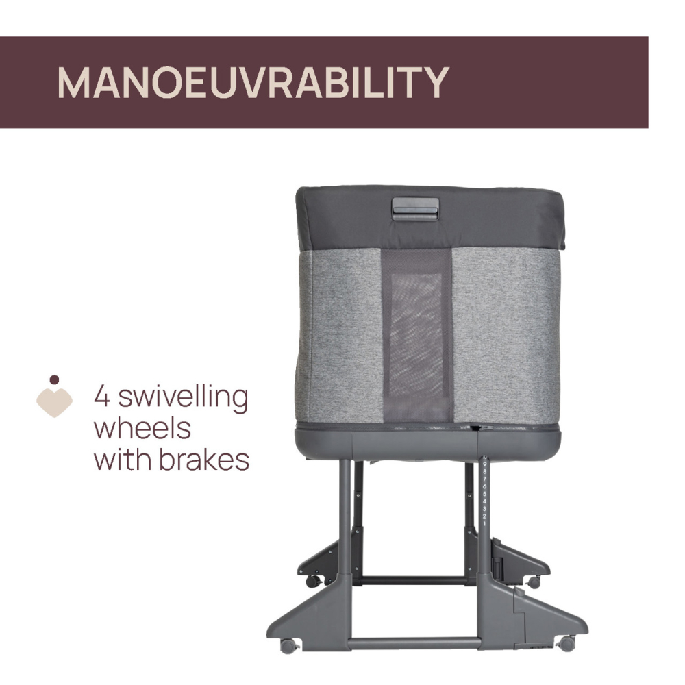 Patut atasabil Chicco Next 2 Me Forever, 3 in 1, Rice (Gri), 0luni+ [19]