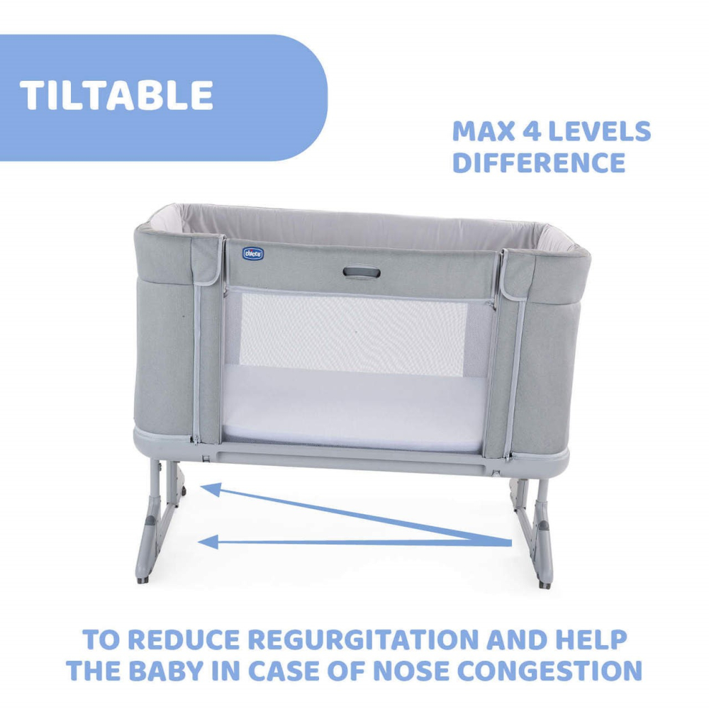 Patut atasabil Chicco Next 2 Me Forever, 3 in 1, Rice (Gri), 0luni+ [7]