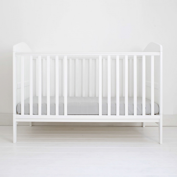 Patut din lemn masiv, transformabil pentru bebe si junior, Hampton + Saltea Cocos 140 x 70 cm [14]