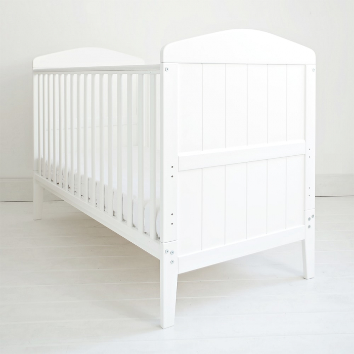 Patut din lemn masiv, transformabil pentru bebe si junior, Hampton 140 x 70 cm [3]