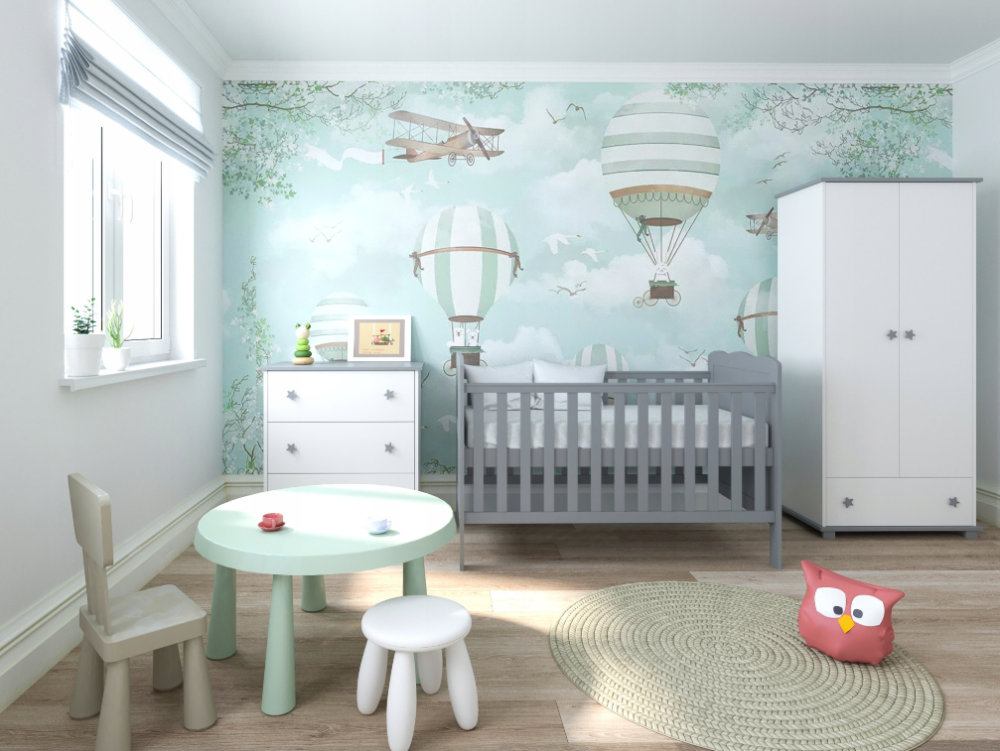 Pătuț Evolutiv 140x70cm Isabel 3în1 Gri – Pat Bebe + Junior + Pat Preșcolar, Somieră Reglabilă 3 Poziții + Trepte Detașabile | EN 716 - Copie [7]
