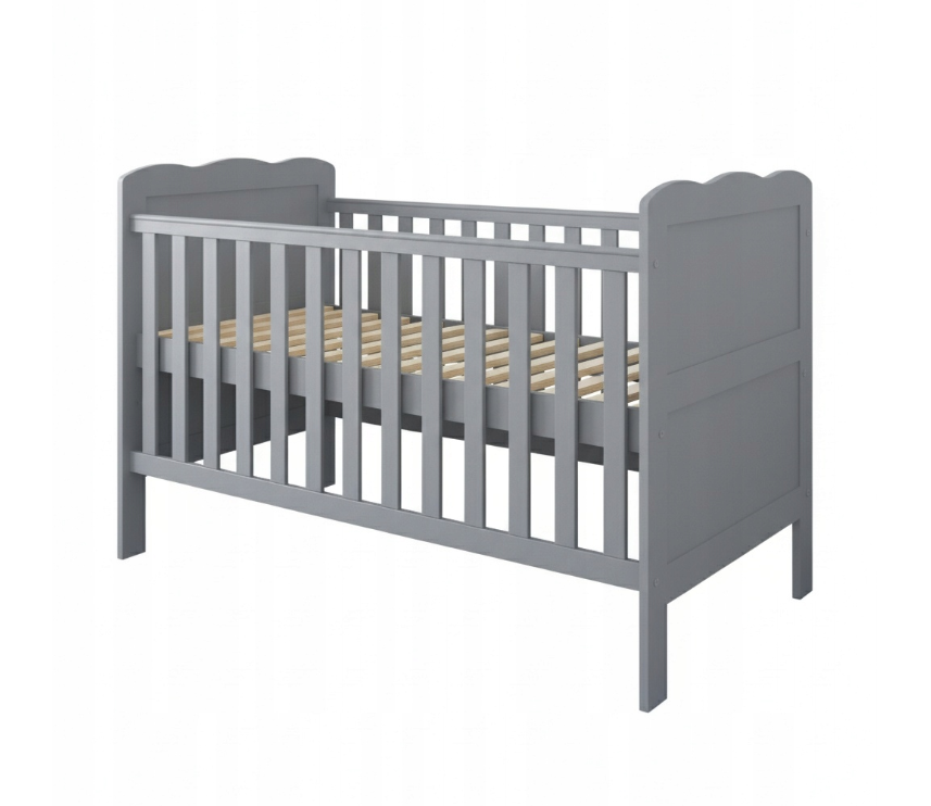 Pătuț Evolutiv 140x70cm Isabel 3în1 Gri – Pat Bebe + Junior + Pat Preșcolar, Somieră Reglabilă 3 Poziții + Trepte Detașabile | EN 716 - Copie [4]