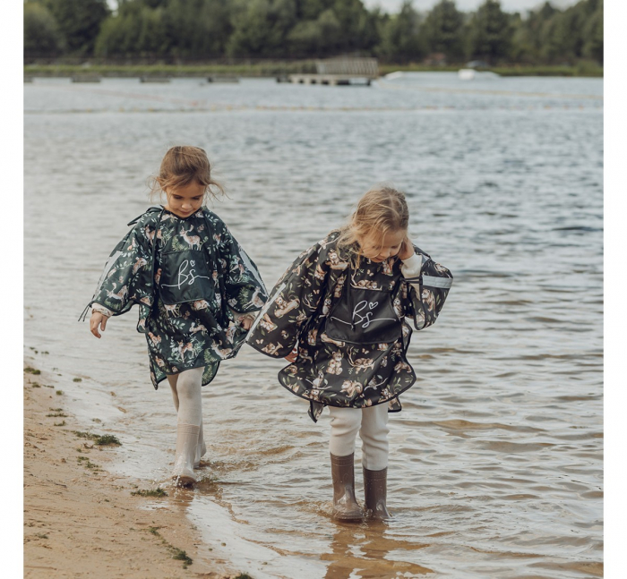 Pelerina de Ploaie pentru Copii, Poncho pentru ploaie 1,5-8 ani – Happy Bear dark [8]