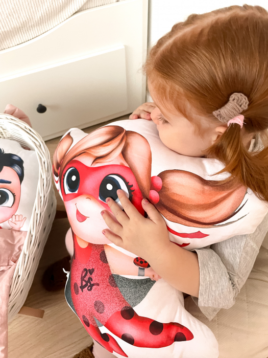 Perna bebe Superhero Ladybug girl [4]