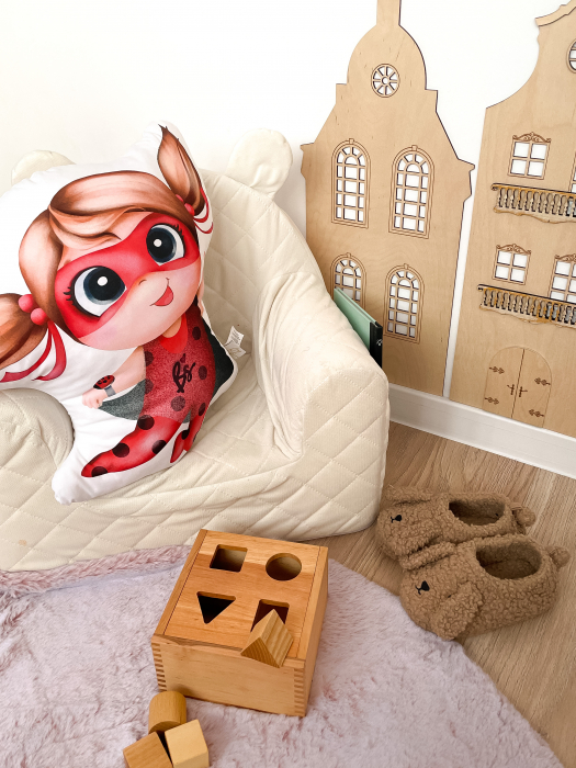 Perna bebe Superhero Ladybug girl [7]