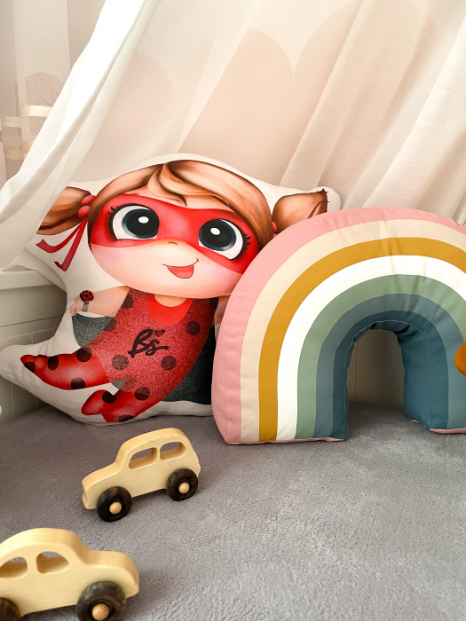 Perna bebe Superhero Ladybug girl [6]