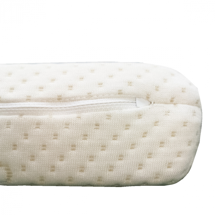 Perna din spuma T18, antiregurgitare pentru bebelusi, plan inclinat, husa detasabila Silver, efect antimicrobian superior, 60X38 cm [2]