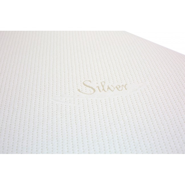 Perna din spuma T18, antiregurgitare pentru bebelusi, plan inclinat, husa detasabila Silver, efect antimicrobian superior, 60X38 cm [3]