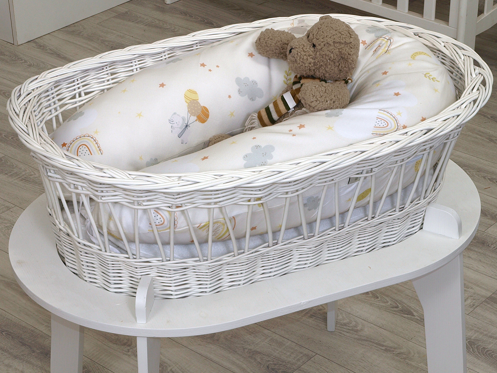 Perna pentru gravide si alaptare, husa detasabila din bambus 100% si umplutura antialergică BabySoft®, Soft Breeze, Amy [3]