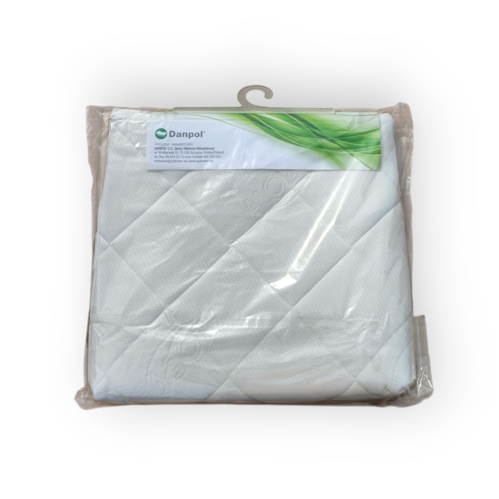 Perna memory foam, antiregurgitare pentru bebelusi, plan inclinat, Husă matlasată cu Aloe Vera, 40x38cm [3]