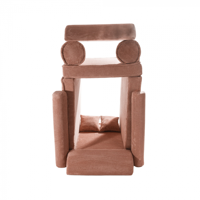 Playset Modular Canapea Premium Aesthetic spuma – Roz pudra [6]