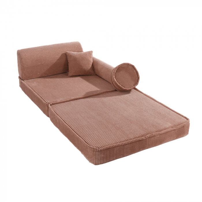 Playset Modular Canapea Premium Aesthetic spuma – Roz pudra [3]