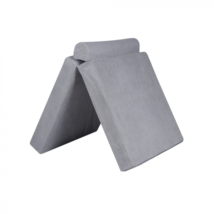 Playset Modular Canapea Premium Velur reiat / corduroy  spuma – Gri [10]