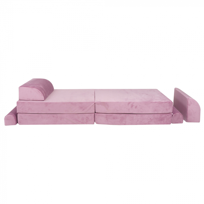 Playset Modular Canapea Premium Velvet spuma – Roz [3]