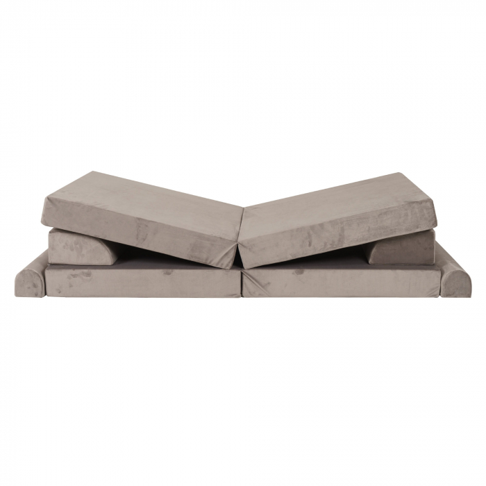 Playset Modular Canapea Premium Velvet spuma – Gri [3]