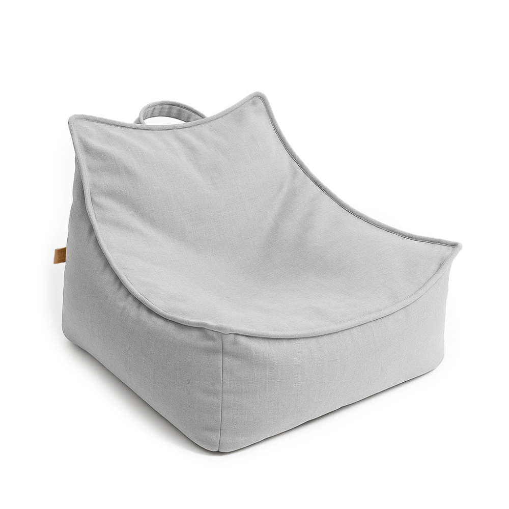 Puf Premium Copii MeowBaby® Outzy Sako Bag Cloudberry Sky Blue – Fotoliu Bean Bag Indoor & Outdoor pentru Relaxare și Joacă [4]