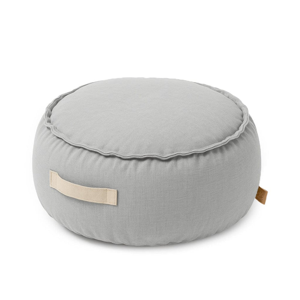 Puf Rotund Premium Copii MeowBaby® Outzy FeatherFog Gray – Bean Bag Indoor & Outdoor pentru Relaxare și Joacă [3]