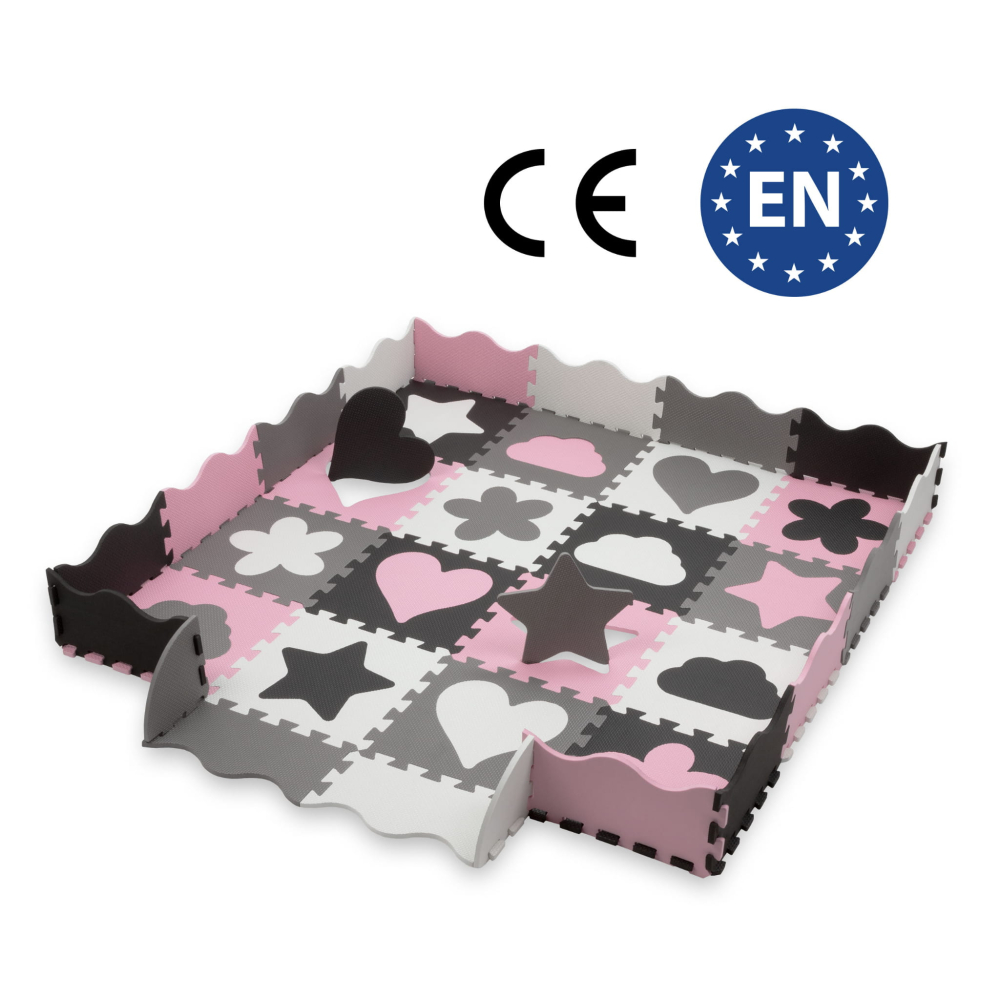 Puzzle din spumă Kidwell HAPPY LOVE | Covoraș de joacă mare, moale și sigur pentru copii [4]