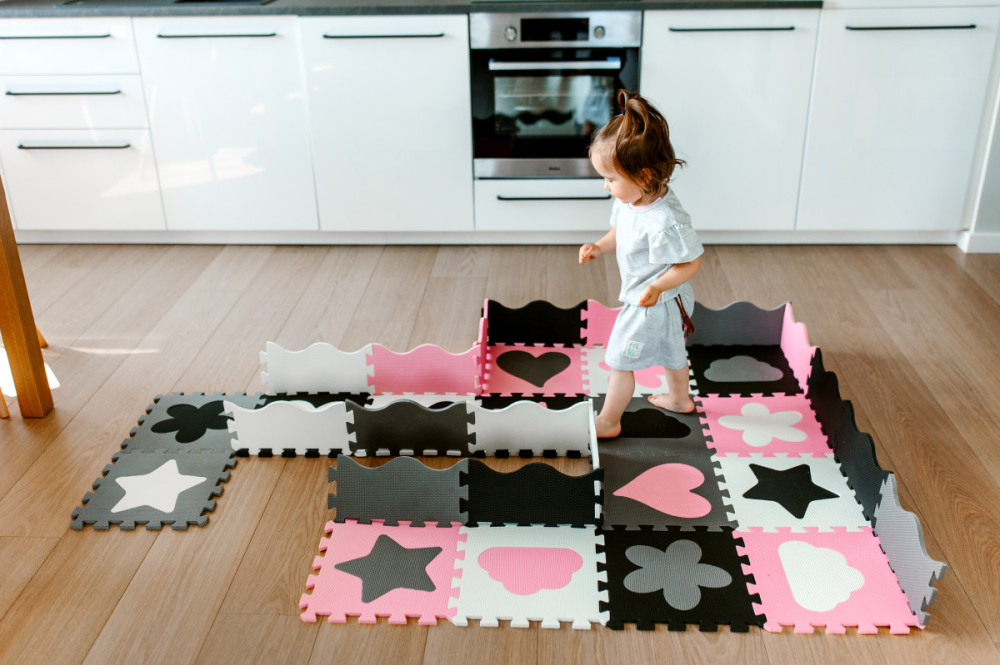 Puzzle din spumă Kidwell HAPPY LOVE | Covoraș de joacă mare, moale și sigur pentru copii [12]