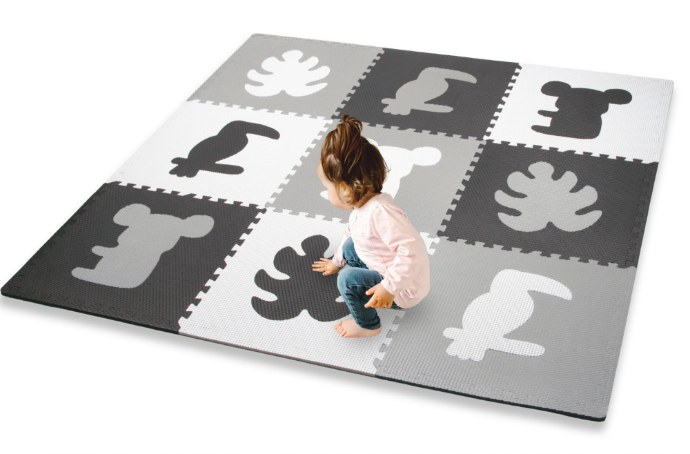Puzzle senzorial Kidwell SENSO Tropical | Covoraș moale din spumă EVA pentru dezvoltarea copilului [10]