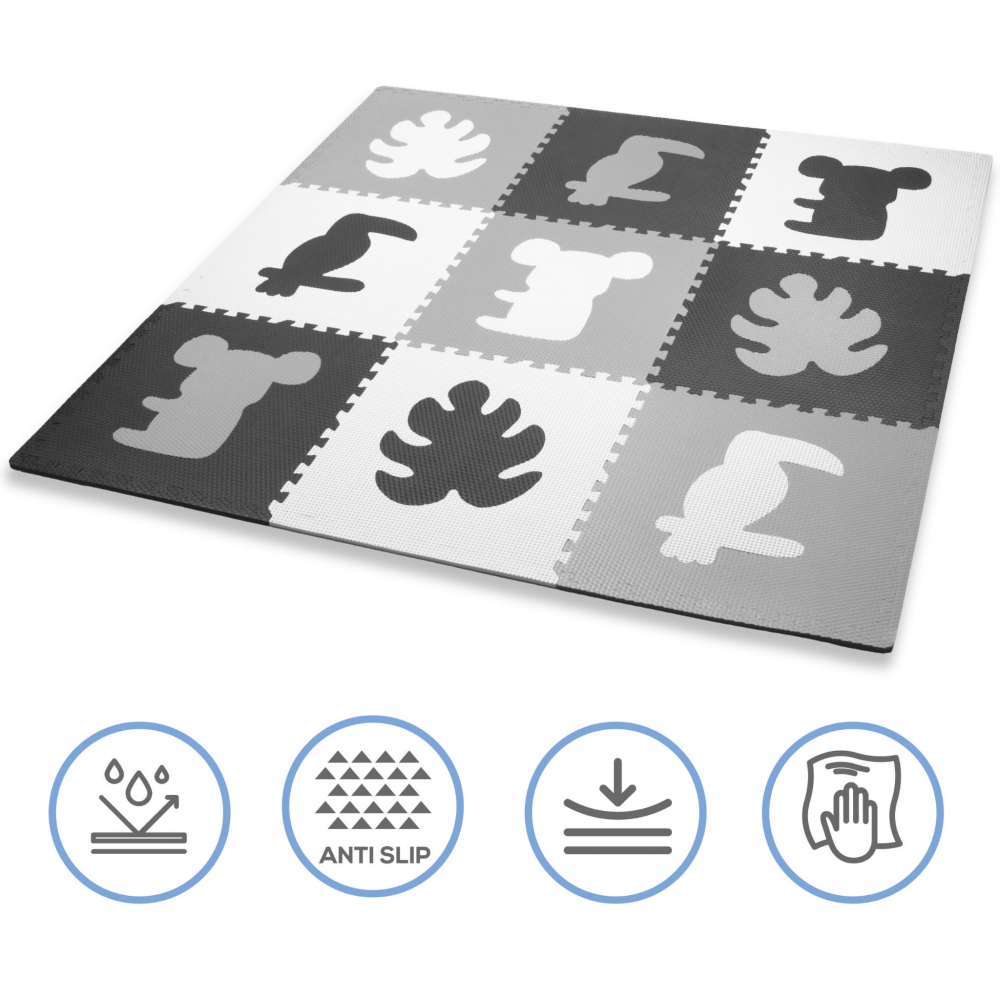 Puzzle senzorial Kidwell SENSO Tropical | Covoraș moale din spumă EVA pentru dezvoltarea copilului [3]