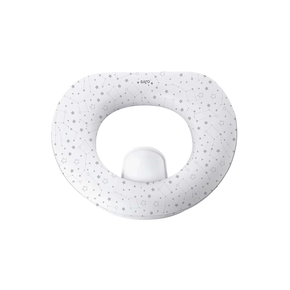 Reductor toaleta copii, antiderapant, colac integrat moale si accesoriu anti stropire, White [1]