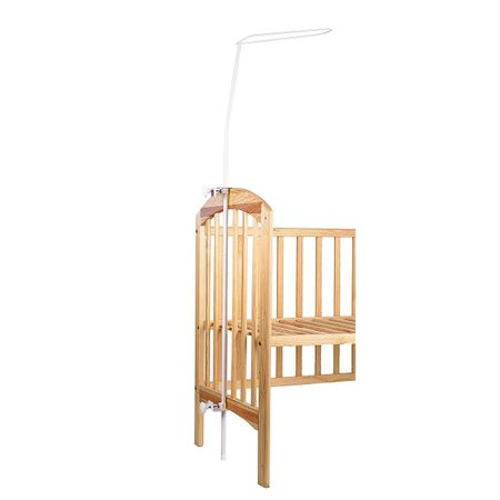 Baldachin din tul, Funda din bumbac, imprimeu lenjerie Caprioara mica, Amy 300x160 cm, Suport de prindere inclus, 153h cm [5]