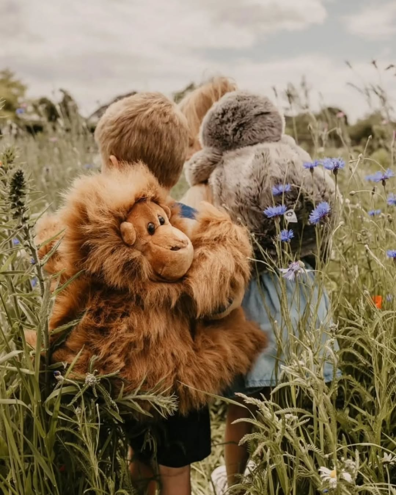 Rucsac copii Wild & Soft Maimuta – rucsac pluș premium cu bretele reglabile [8]