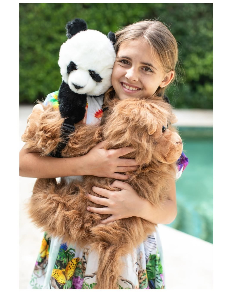 Rucsac copii Wild & Soft Panda – rucsac pluș premium cu bretele reglabile [4]