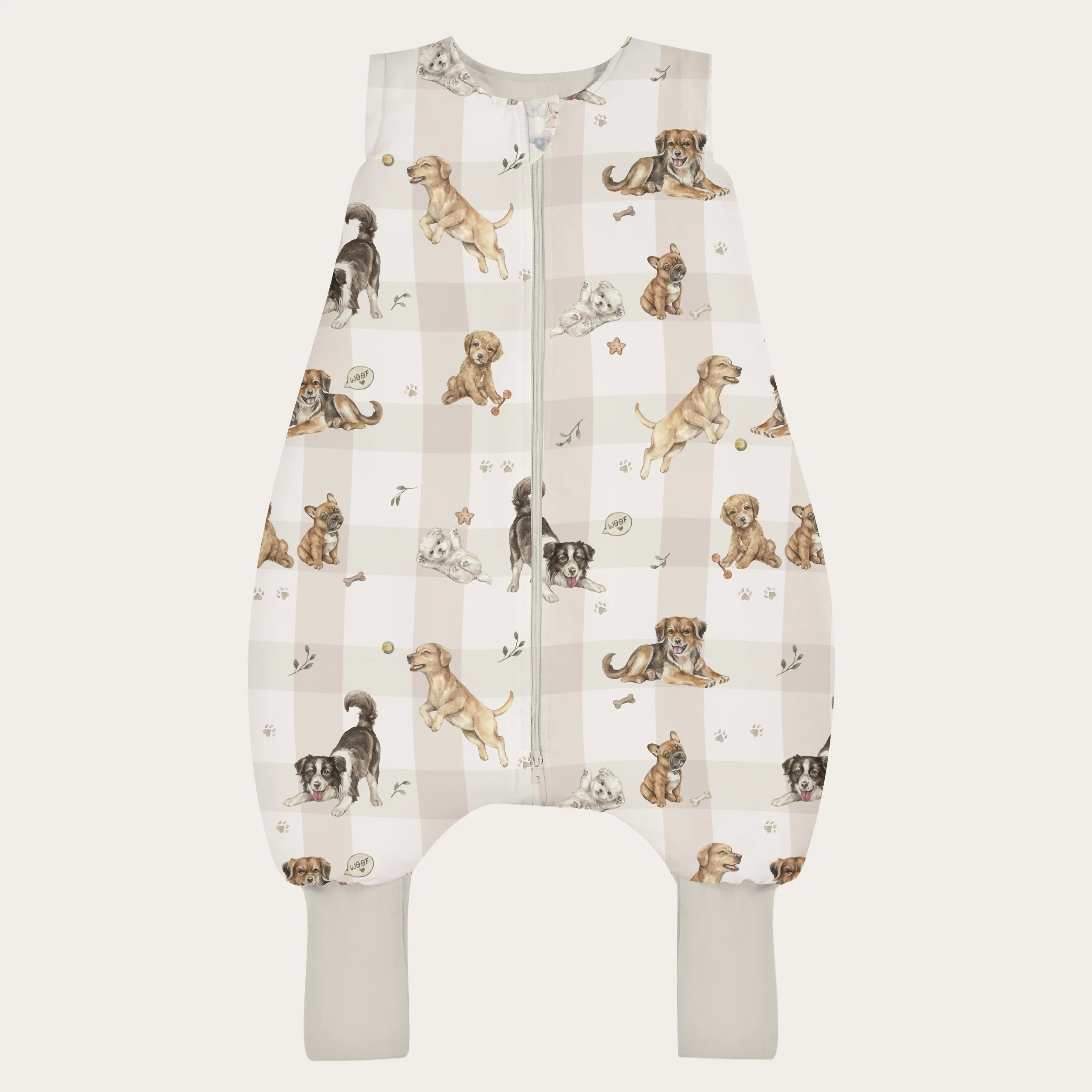 Sac de dormit cu picioare, bumbac 1 Tog, Happy Puppies, S, 1-3 ani [3]
