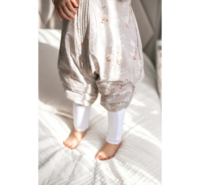 Sac de dormit cu picioare, bumbac 1 Tog, Natura, marimea XS, 74/80, 6-12 luni - BabySteps [6]