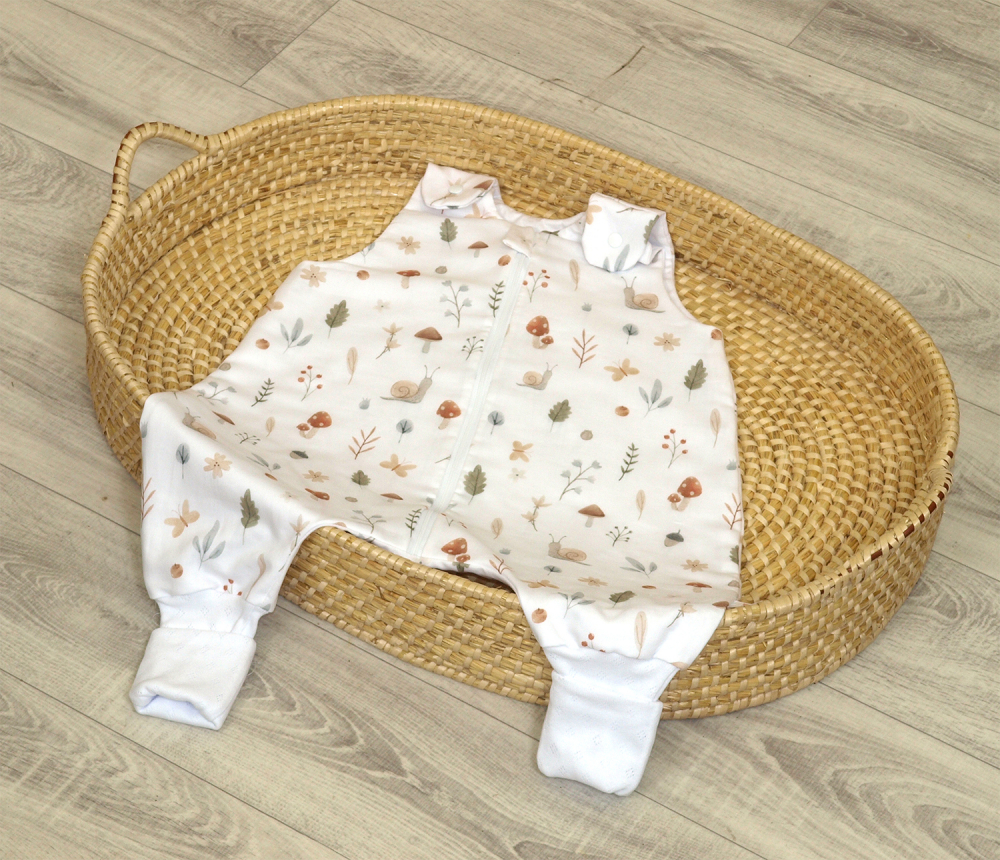 Sac de dormit cu picioare, bumbac de vara, 1 Tog, Comori din natura, S, 6-24 luni [3]
