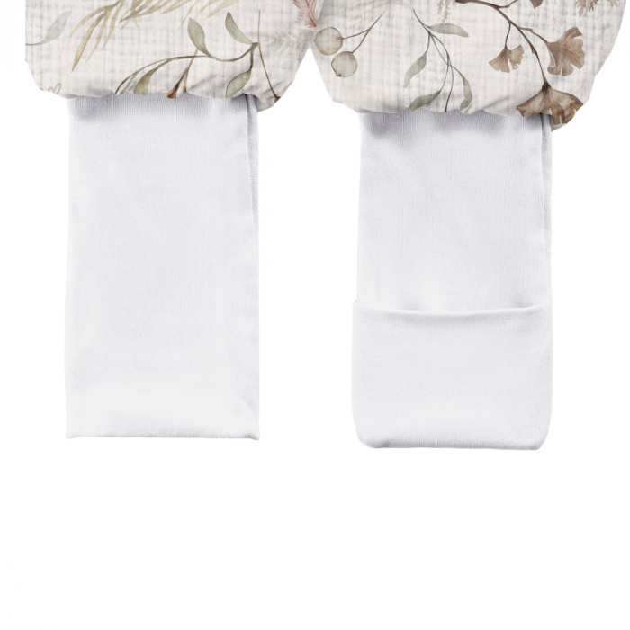 Sac de dormit cu picioare, bumbac muselina 0.5 Tog, Boho, XS 74/80, 6-12 luni [4]