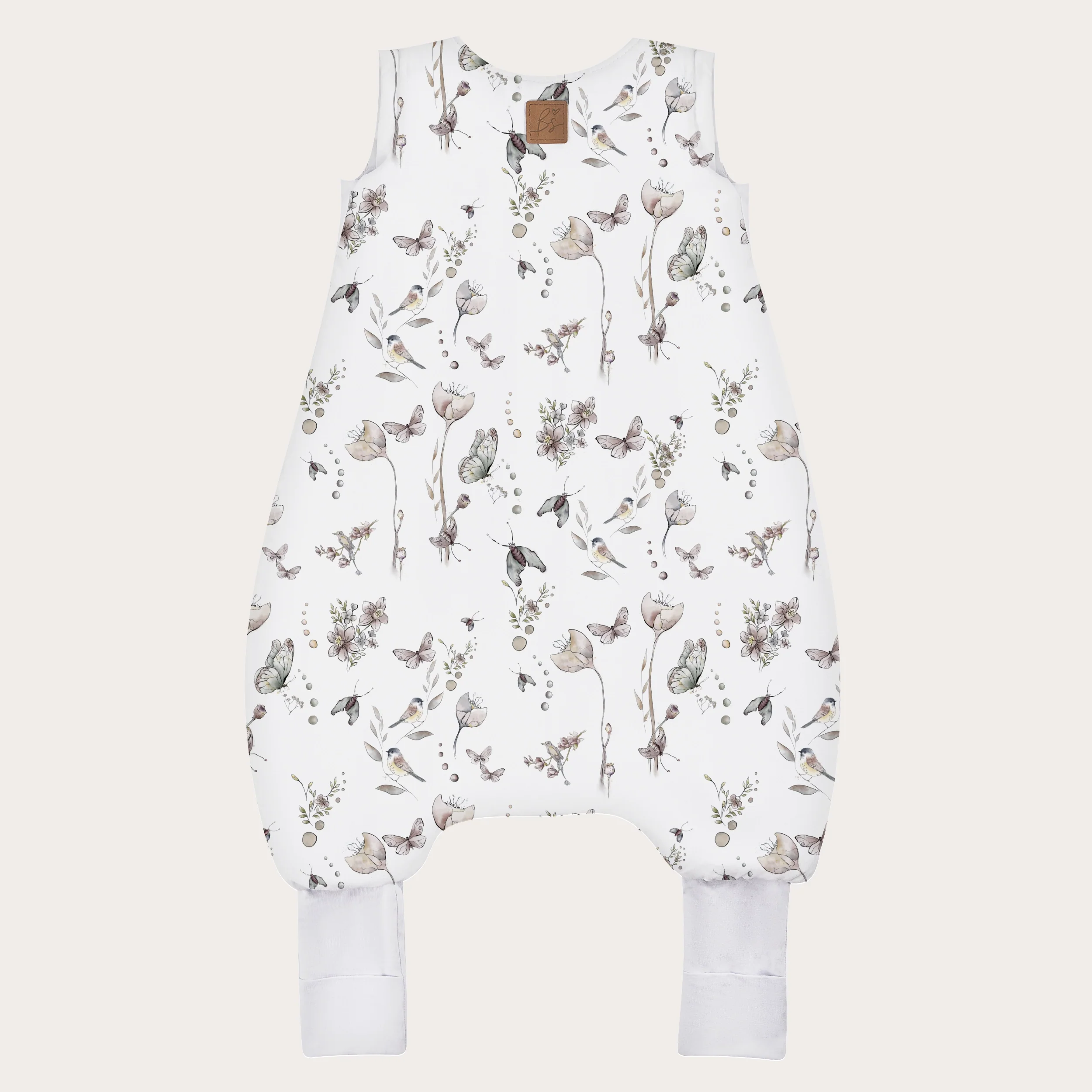 Sac de dormit cu picioare, bumbac muselina 0.5 Tog, Natura, XS 74/80, 6-12 luni [6]