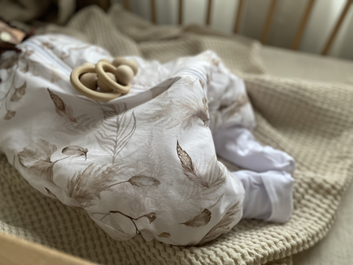Sac de dormit cu picioare, bumbac 1 Tog, Natura, S, 1-3 ani [24]