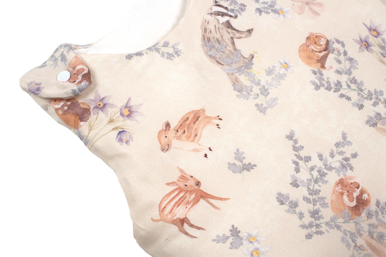 Sac de dormit Nature Bamboo by Amy din Bambus cu umplutura antialergică BabySoft® + Cadou Rucsăcel Poiana stejarilor, 3-8 luni [2]