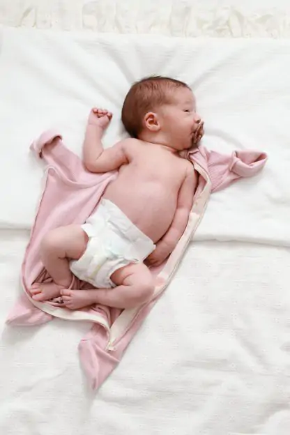 Salopeta bebelusi cu maneca lunga si botosei, inchidere cu fermoar, Roz Trandafir, marimea 68 [8]
