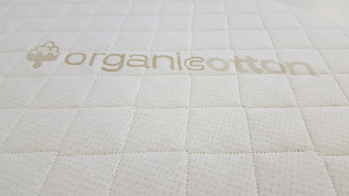 Saltea pentru bebe, Cocos 6 cm Latex 3 cm cu husa detasabila, Bumbac Organic si lana, 127x63x10 cm [5]